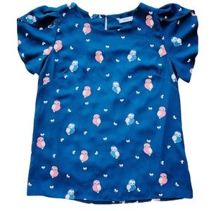 NWOT Circle Silky Blouse